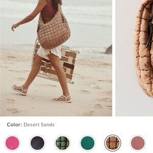 Free People Desert Sands Quilted Shoulder Bag